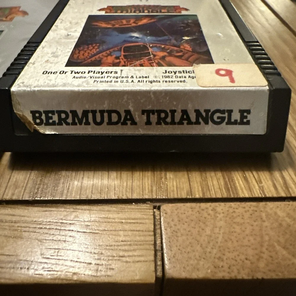 Bermuda Triangle Atari 2600 1982 Shooter Game Data Age 116007 with Manual NTSC
